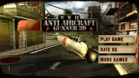 WW2 Anti Aircraft Gunner 3D Screen Shot 0