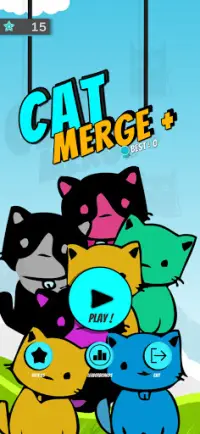 Merge Cat Plus - The Kitty Catris Game Screen Shot 0