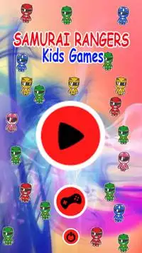 Samurai Rangers Kid Games Screen Shot 0