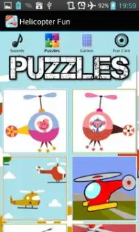 Helicopter Games for Kids Free Screen Shot 1