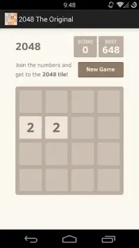 2048 Puzzle Game Screen Shot 2