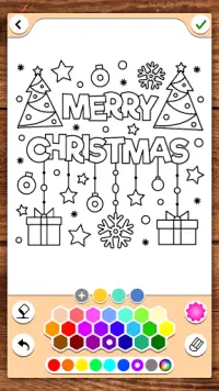 Coloriages de Noël Screen Shot 3