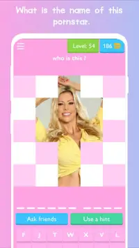 Guess Hot Pornstar, Adult Film Actress Quiz Game Screen Shot 5