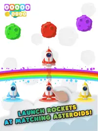 Rainbow Rocket - Color Match Mayhem Screen Shot 5