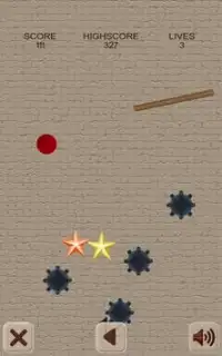 Red Rolling Ball Screen Shot 1