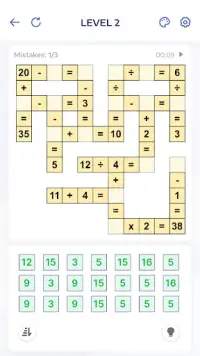 Math Puzzle Games - Crossmath Screen Shot 3