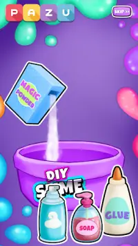 Hacer squishy slime - simulador de DIY de juguetes Screen Shot 3