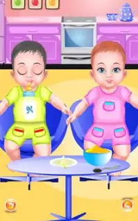 Twins Babysitter Baby Spiele Screen Shot 5