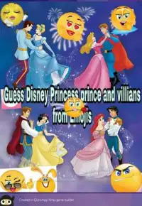 Guess the disney princess and prince from emojis Screen Shot 0