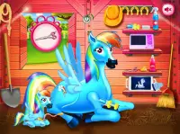 Prinzessin Regenbogen Pony Spiel Screen Shot 4