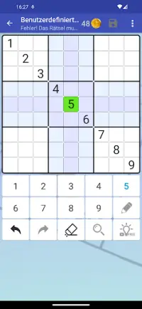Sudoku - Klassisches Denkspiel Screen Shot 3