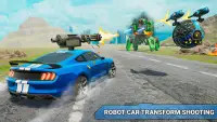 Red Ball Robot Games: Robot car Transform Screen Shot 2
