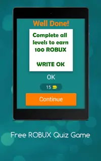 Free ROBUX Quiz Game Screen Shot 13