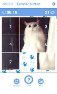 Katzenvideo Schiebepuzzle Screen Shot 2