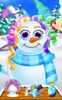 Snowman Hair Styles Salon Game Screen Shot 6