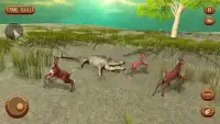 Hungry Crocodile Hunting Animal Hunger Simulation Screen Shot 2