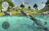 Dziki krokodyla Atak Sim Screen Shot 2