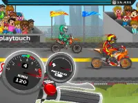 Moto Quest : Bike racing (retro drag races) Screen Shot 0