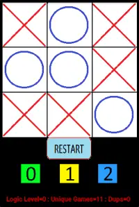 Tic Tac Toe Learns(True AI) Screen Shot 3