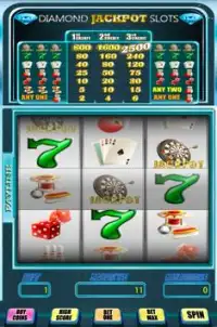 Jackpot Slots diamant Screen Shot 1