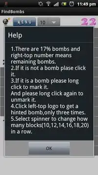 Find Bombs Minesweeper Screen Shot 3