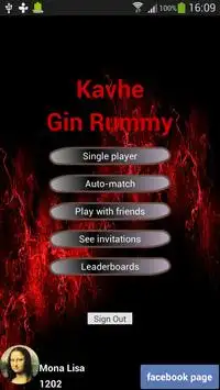 Kavhe Gin Rummy Screen Shot 0