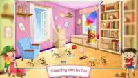 赤ちゃんの女の子のゲーム：ハウスクリーニングを夢見ます Screen Shot 0