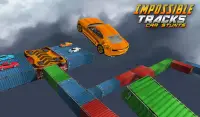 Crazy Car Stunts - Impossible tracks driving sim Screen Shot 9