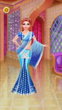 indian dress up games and make up game for girls Screen Shot 2