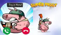 Piigy pig fake call Screen Shot 0
