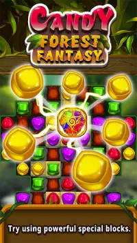 Candy forest fantasy : Match 3 Puzzle Screen Shot 1