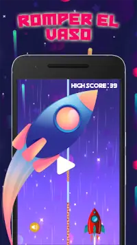 Cohete juegos gratis: Salto de línea Challenge Screen Shot 0