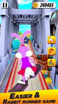 Bunny Runner: Subway Easter Bunny Run Screen Shot 3