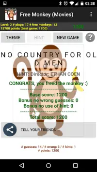 Free Monkey Screen Shot 1