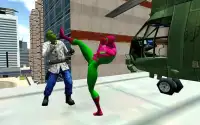 Spider Hero Survival vs Crime City Gangsters War Screen Shot 1