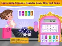 Registro de dinheiro cor-de-rosa da princesa Screen Shot 8