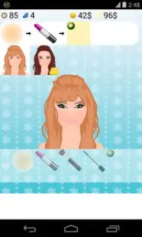 model makeup game Screen Shot 1