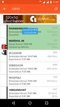 Indian Train Locator Screen Shot 1