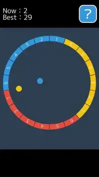 Flat design game : CircleDots Screen Shot 1