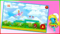 Running Girl Fairy Pony Games Screen Shot 1