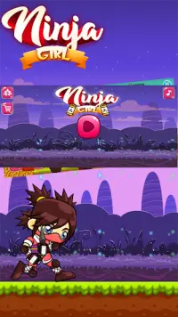 Ninja Girl Super Adventure Screen Shot 0