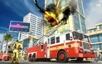 FireFighter Truck Driving Game Screen Shot 2