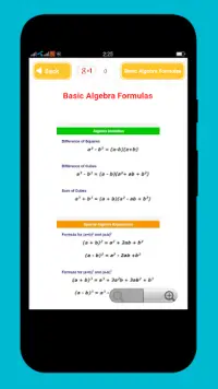 All Math Formulas Screen Shot 2