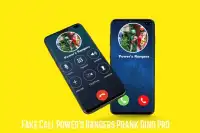 Fake Call Power's Rangers Prank Dino Pro Screen Shot 0