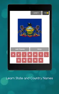 State and Country Flag Quiz Screen Shot 6