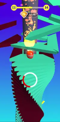 Tower Blast - разбить стек мяч через спираль 3D Screen Shot 7