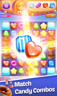 Sweet Cookie -2021 Match Puzzle Free Game Screen Shot 2