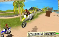 Bãi biển Moto Bike Stunts Screen Shot 2