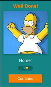 Simpsons characters quiz Screen Shot 1