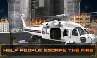 शहर हेलीकाप्टर बचाव Screen Shot 0